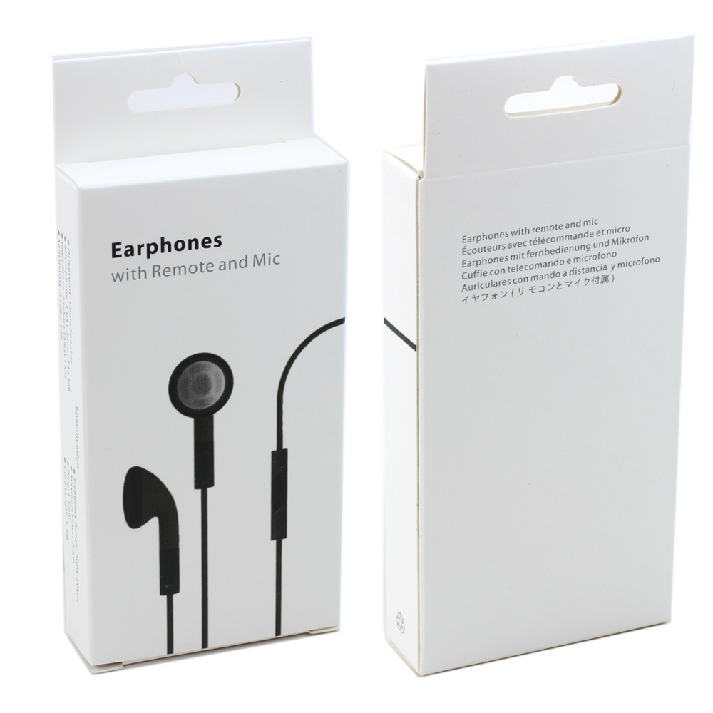 iPhone AUX Auxiliary Style Stereo Earphone Headset with Mic and VoluMe CONTROL (Black)